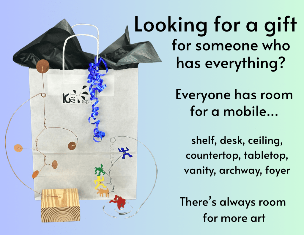 There’s always room for more art. Perfect gift for someone who has everything.